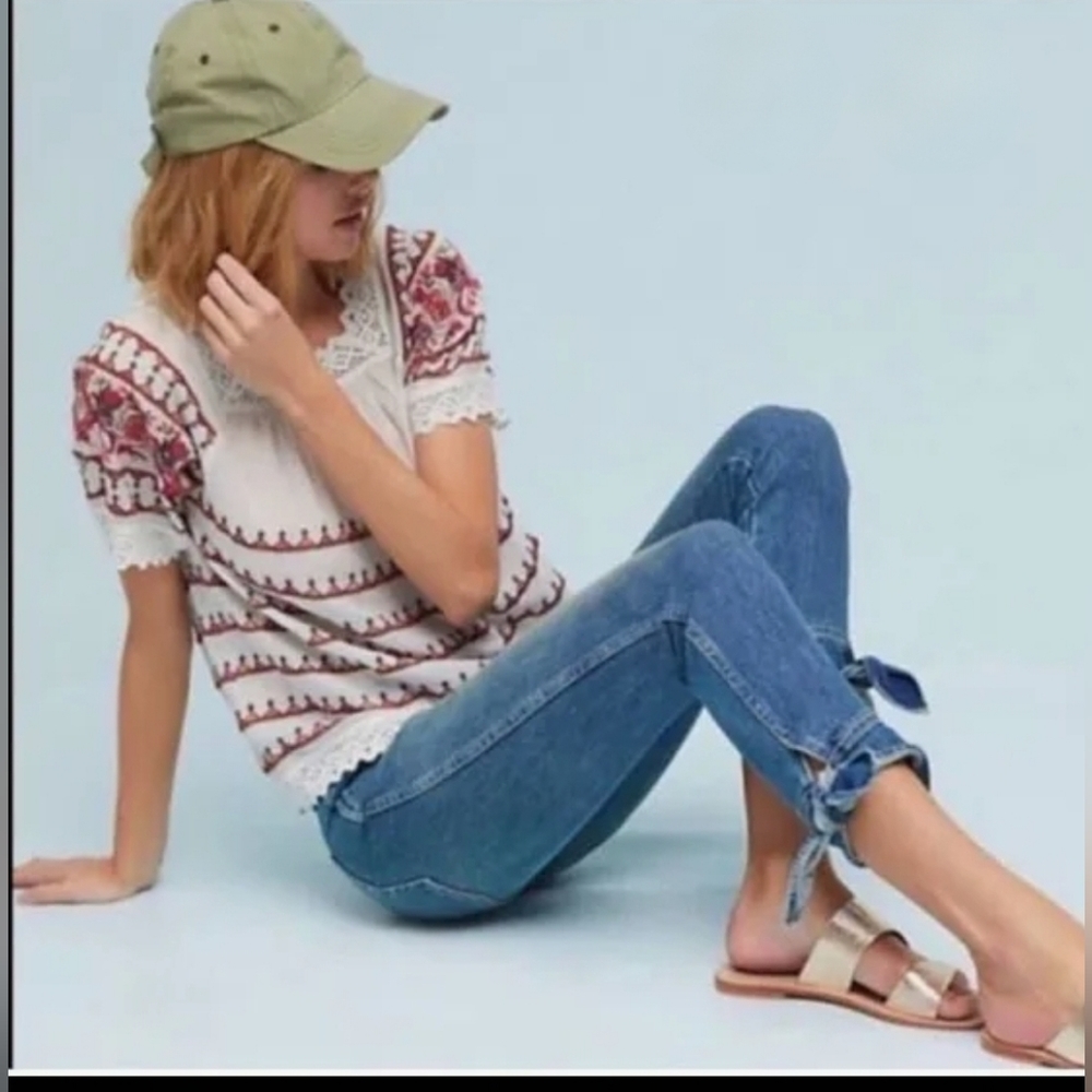 AMO Tie Ankle Jean